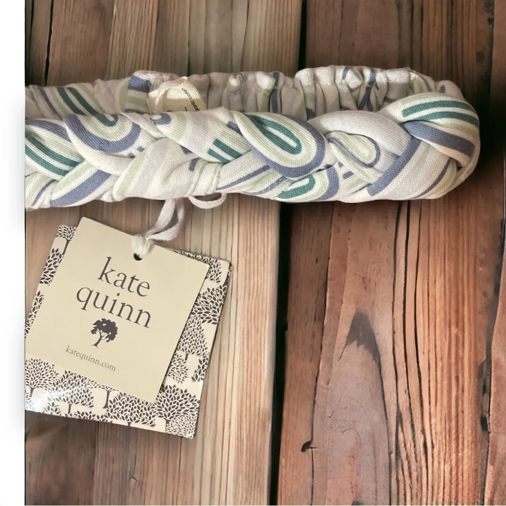 Kate Quinn baby girl organic braided headband size large 12-24m